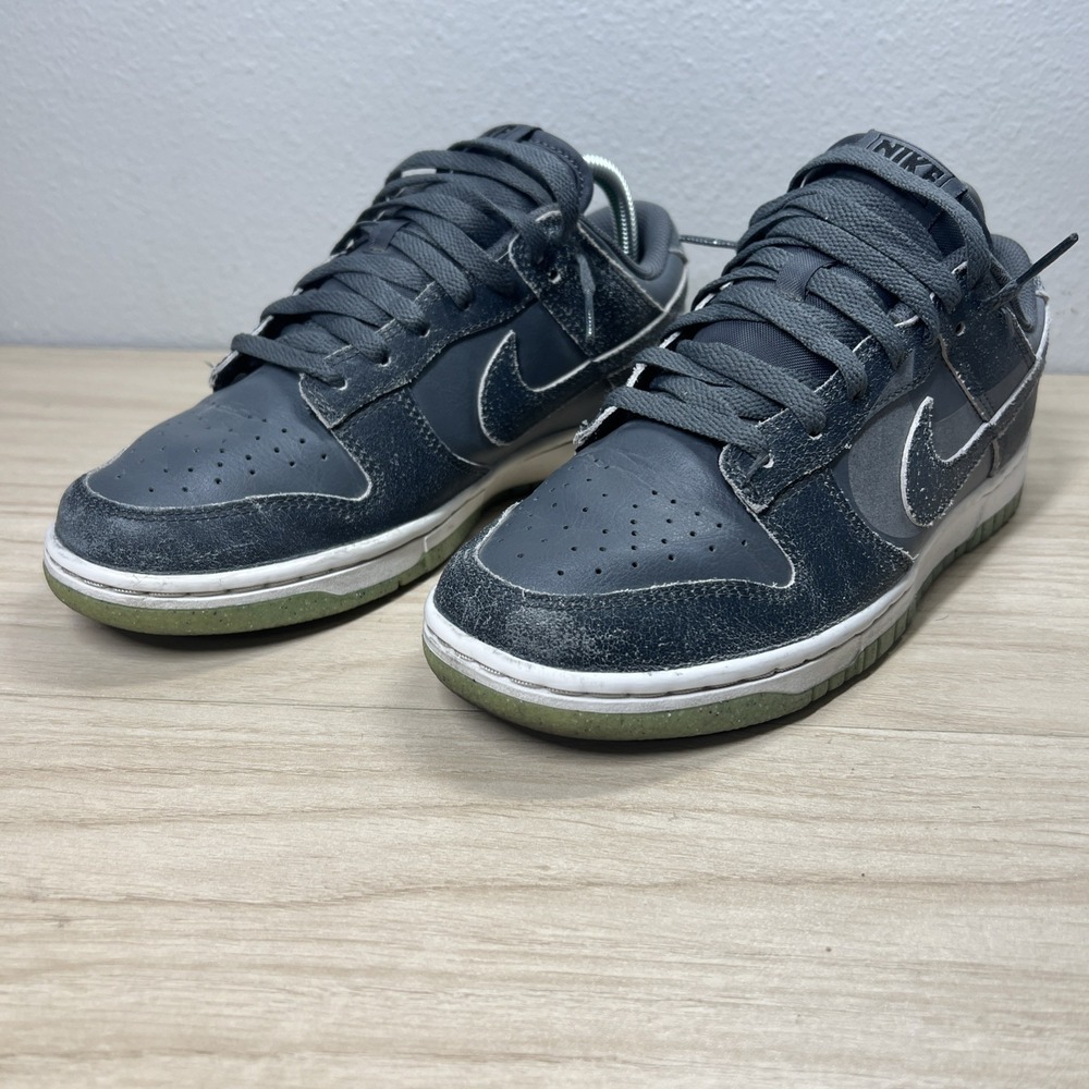 Nike Dunk Low Retro 2022 Halloween Iron Grey Scream Green‎ DQ7681-001 Men's 7 - Picture 4 of 10